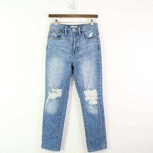Madewell The Perfect Vintage Jean Distressed Size 26‎